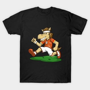 Funny horse at soccer T-Shirt